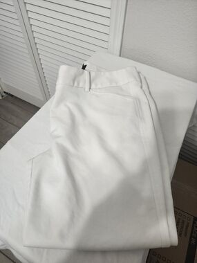 Talbots White Petites Dress Pants